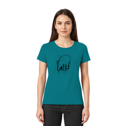 Urban Street Art Tapir Silhouette - Ladies Premium Shirt