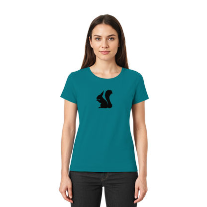 Eichhörnchen Silhouette - Ladies Premium Shirt