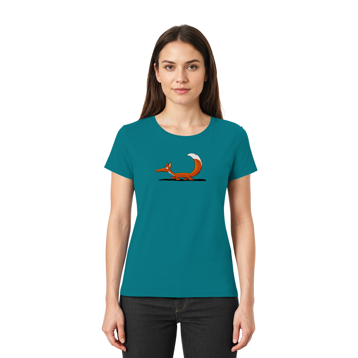 Lässiger cooler Fuchs | Mr. Fox, der Schleicher - Ladies Premium Shirt