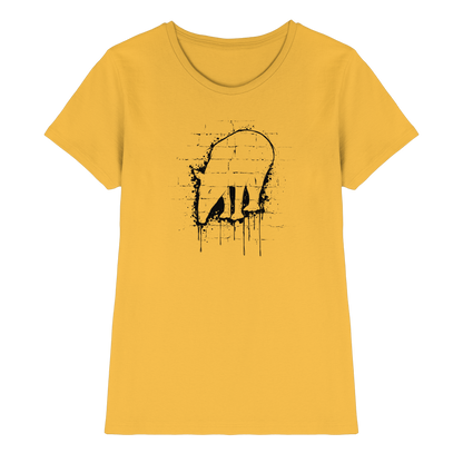 Urban Street Art Tapir Silhouette - Ladies Premium Shirt