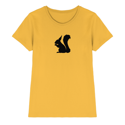 Eichhörnchen Silhouette - Ladies Premium Shirt