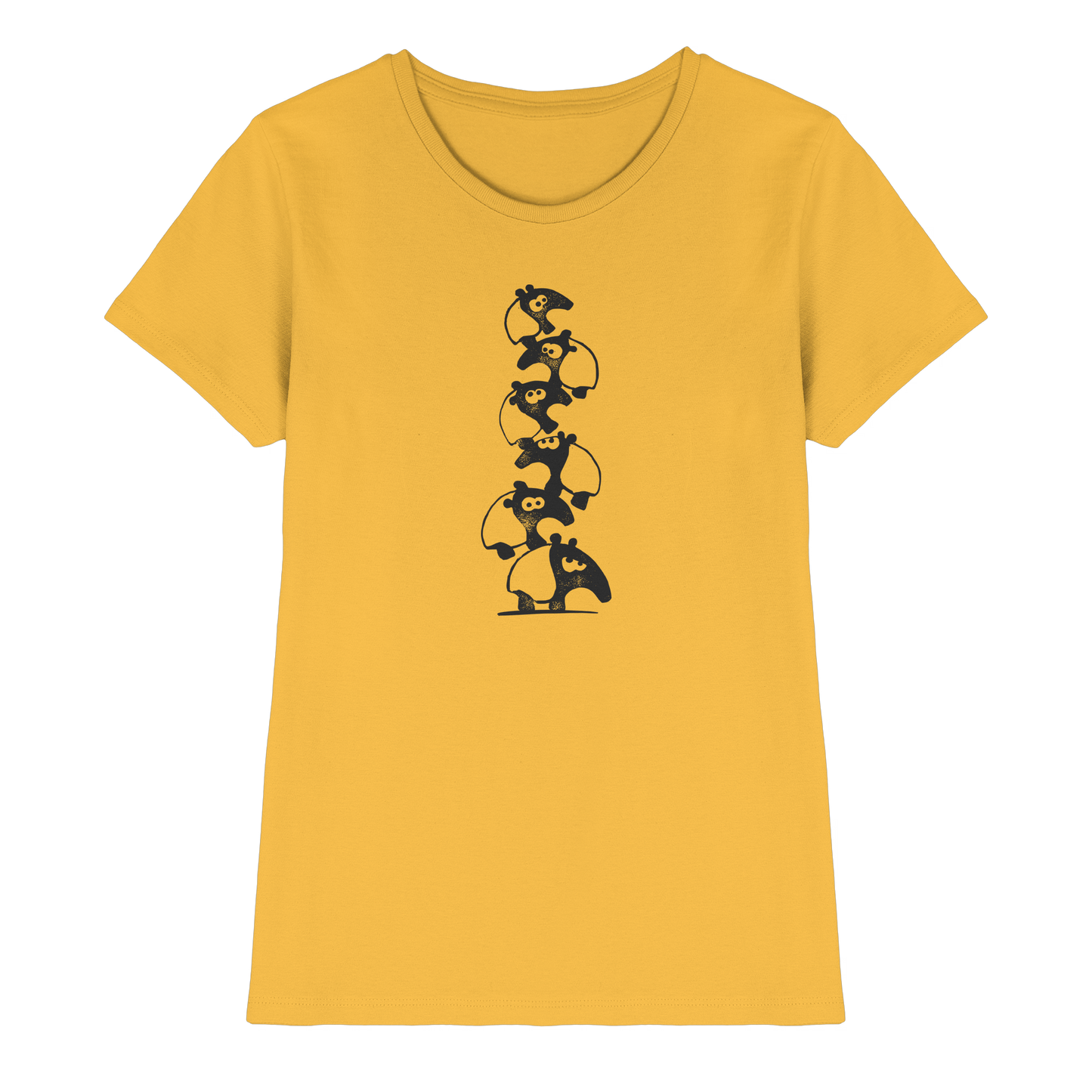 Lustiger Haufen aus Schabracken-Tapiren - Ladies Premium Shirt