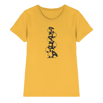 Lustiger Haufen aus Schabracken-Tapiren - Ladies Premium Shirt