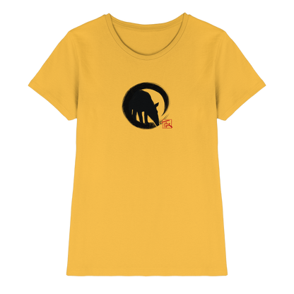 Zen Tapir im japanischen Enso Kreis - Ladies Premium Shirt