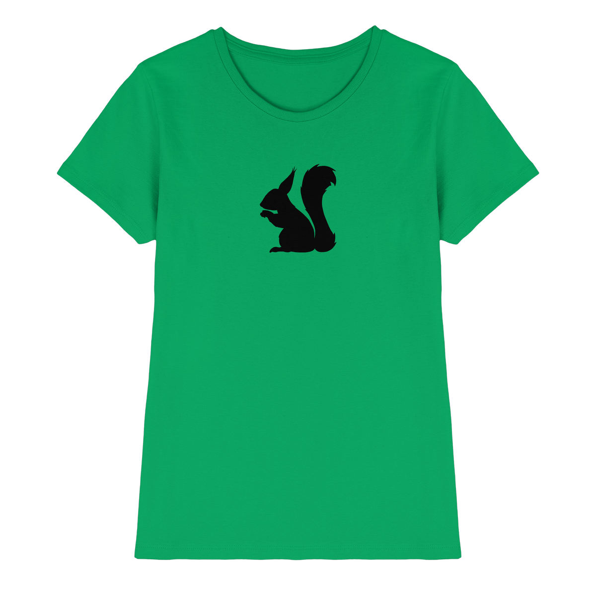 Eichhörnchen Silhouette - Ladies Premium Shirt