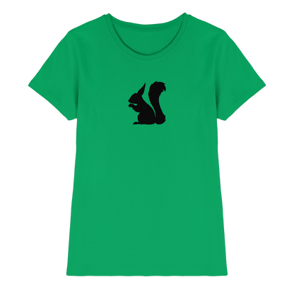 Eichhörnchen Silhouette - Ladies Premium Shirt