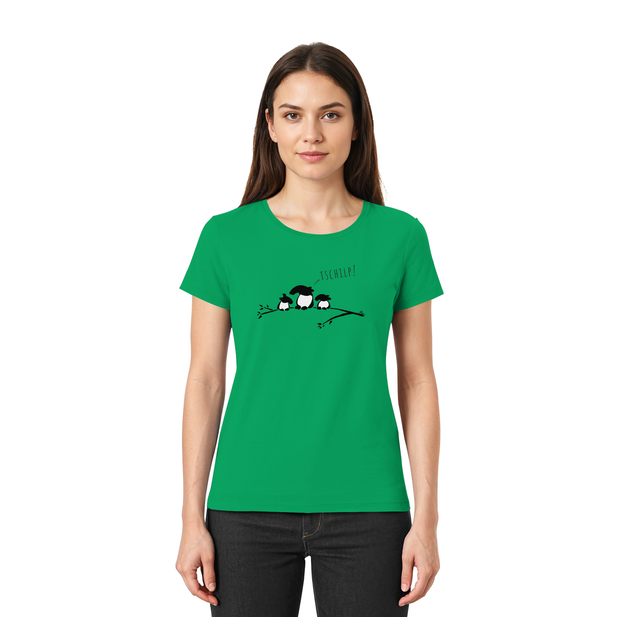 Drei kleine Tapir-Vögel - Ladies Premium Shirt