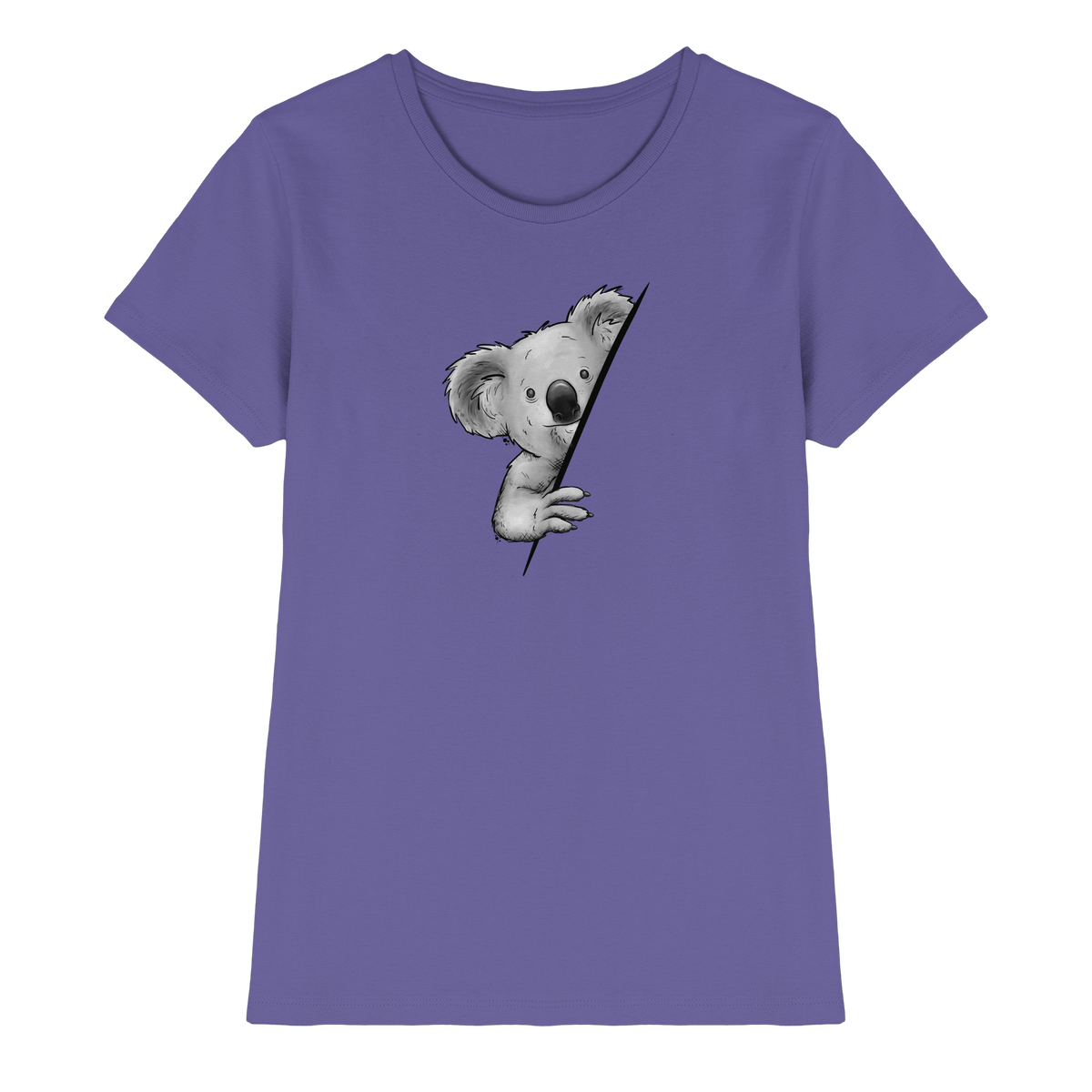 Koala Bär Illustration - Ladies Premium Shirt