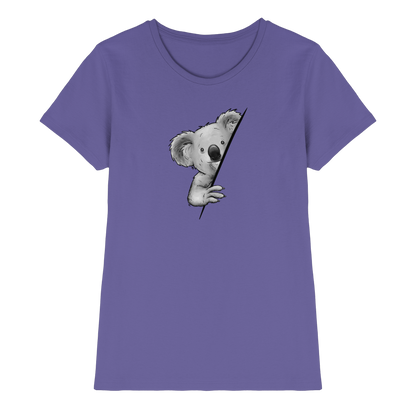 Koala Bär Illustration - Ladies Premium Shirt