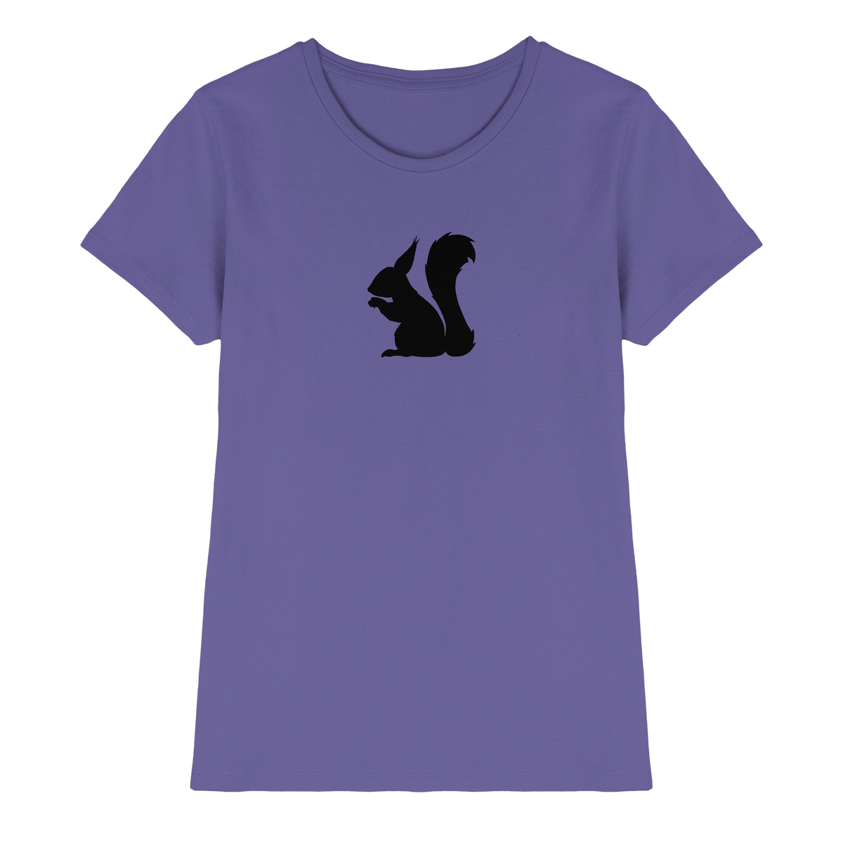 Eichhörnchen Silhouette - Ladies Premium Shirt