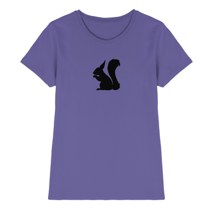 Eichhörnchen Silhouette - Ladies Premium Shirt