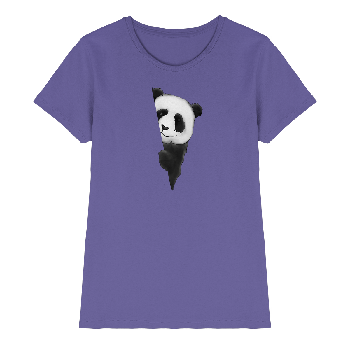 Panda Bär Illustration - Ladies Premium Shirt