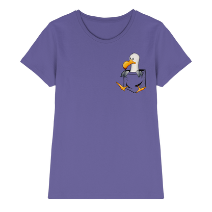 Kleine Möwe In Deiner Tasche - Ladies Premium Shirt