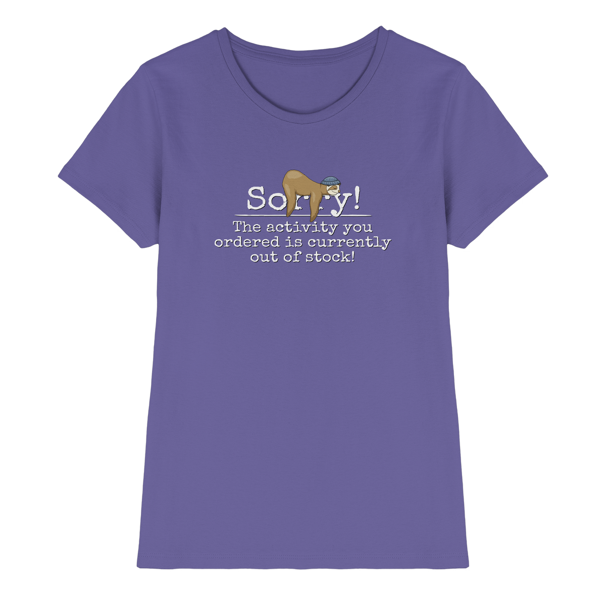 No-Activity Faultier - Ladies Premium Shirt