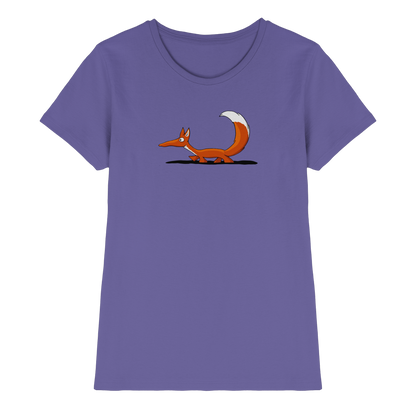 Lässiger cooler Fuchs | Mr. Fox, der Schleicher - Ladies Premium Shirt