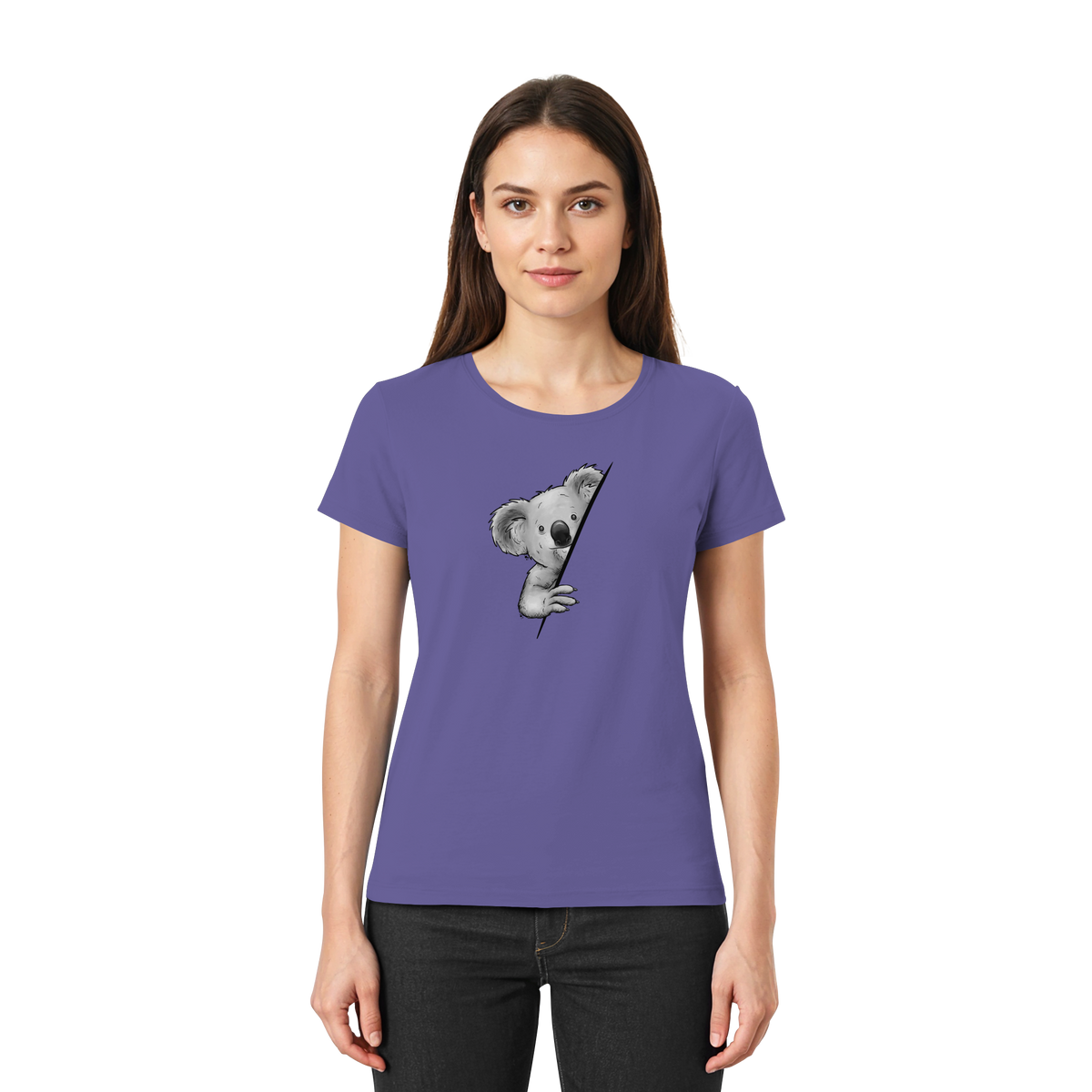 Koala Bär Illustration - Ladies Premium Shirt