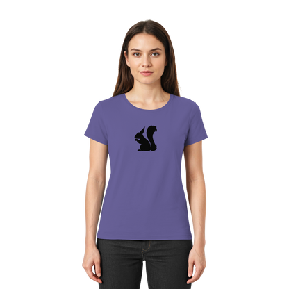 Eichhörnchen Silhouette - Ladies Premium Shirt