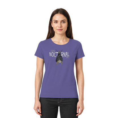 100% nachtaktive Fledermaus - Ladies Premium Shirt