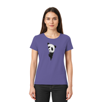 Panda Bär Illustration - Ladies Premium Shirt
