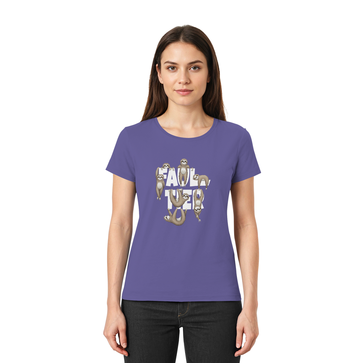Viele gechillte Faultiere - Ladies Premium Shirt
