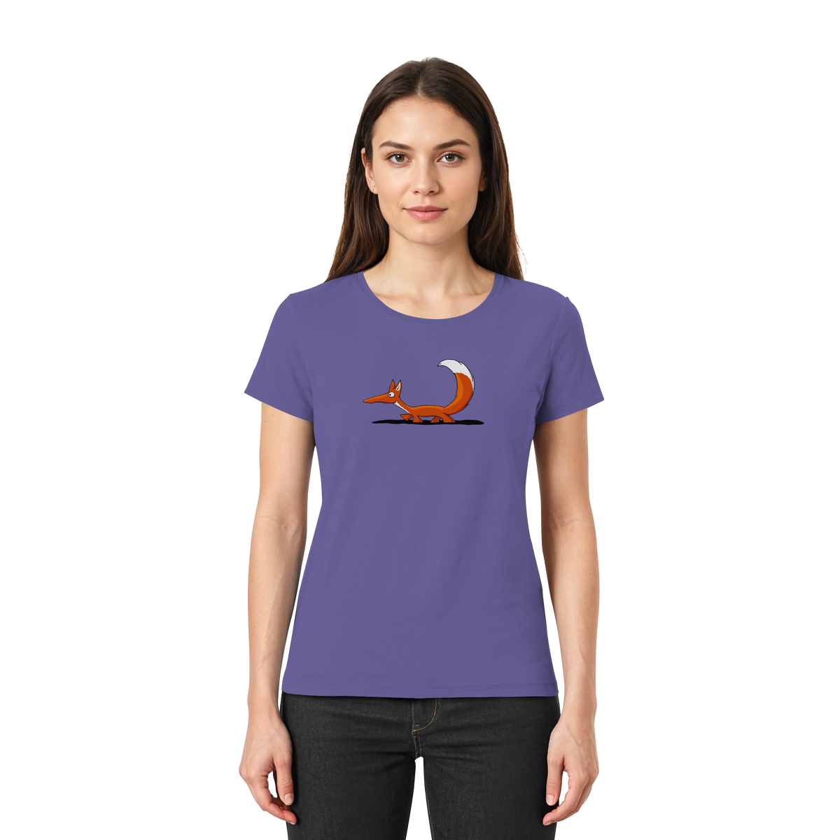 Lässiger cooler Fuchs | Mr. Fox, der Schleicher - Ladies Premium Shirt