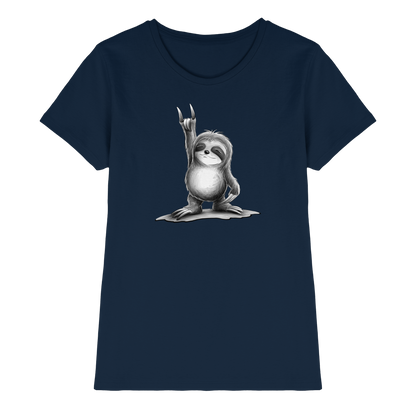 Rock On Party Faultier - Ladies Premium Shirt