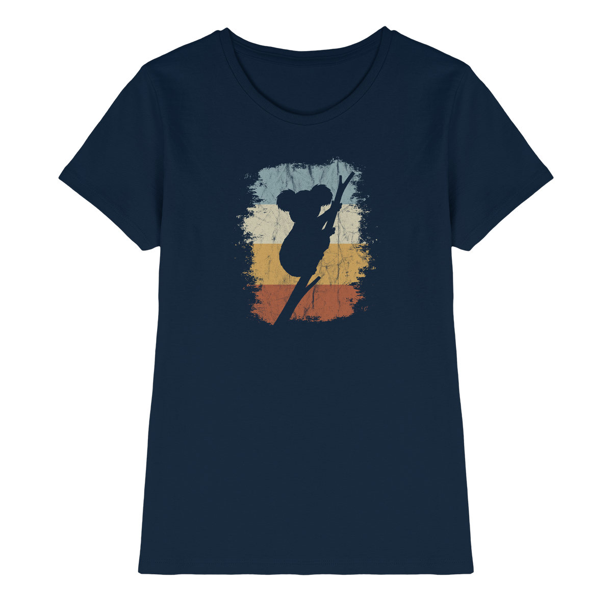 Retro kletternder Koala-Bär - Ladies Premium Shirt