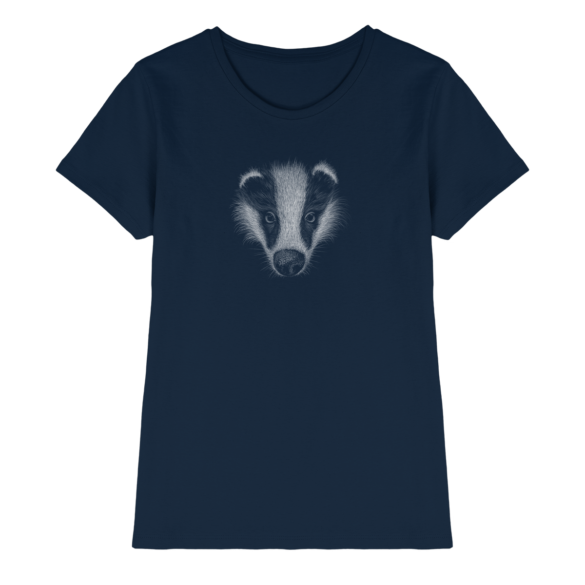 Kritzel-Kunst Dachs Illustration - Ladies Premium Shirt