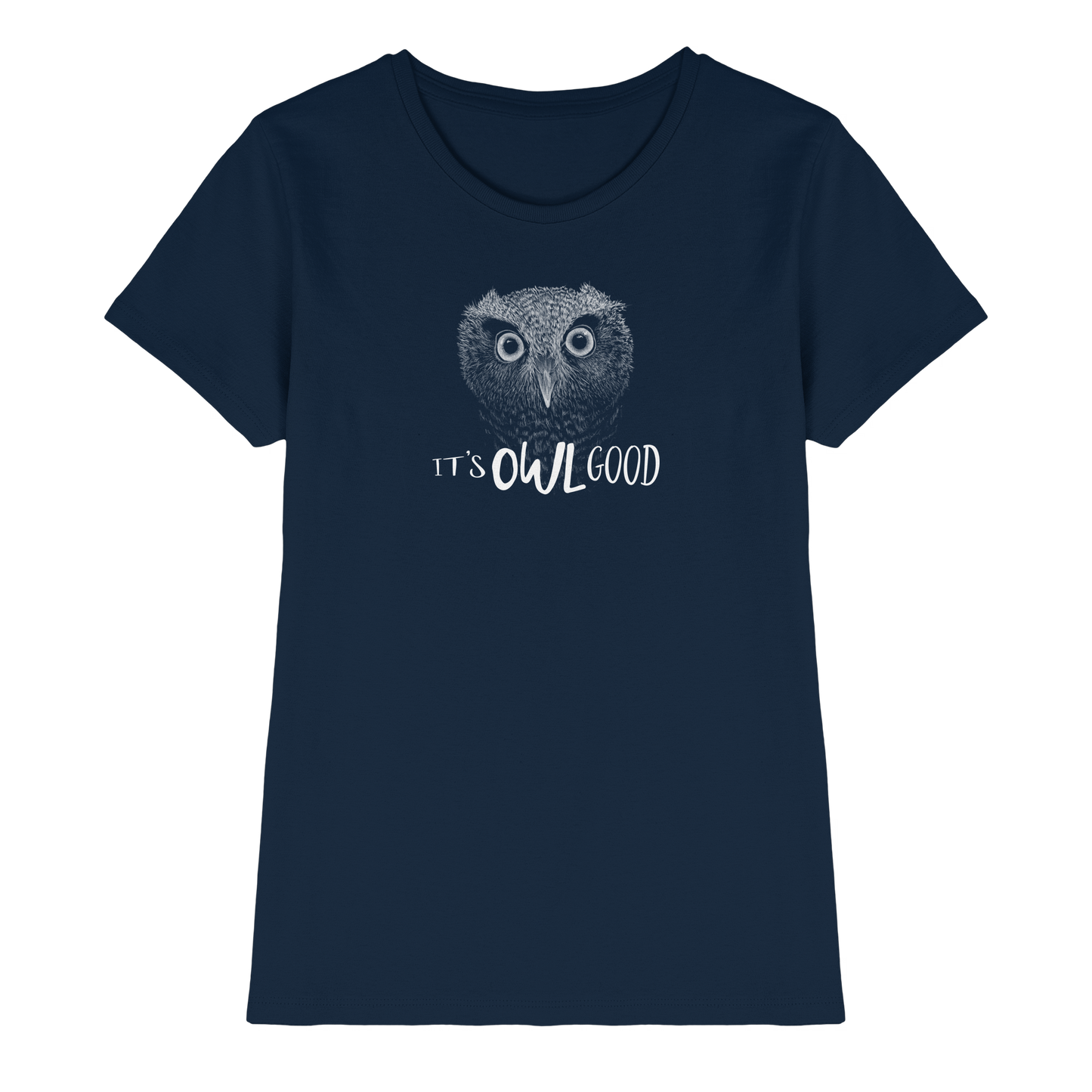 OWL Good | Kritzel-Kunst-Eule - Ladies Premium Shirt
