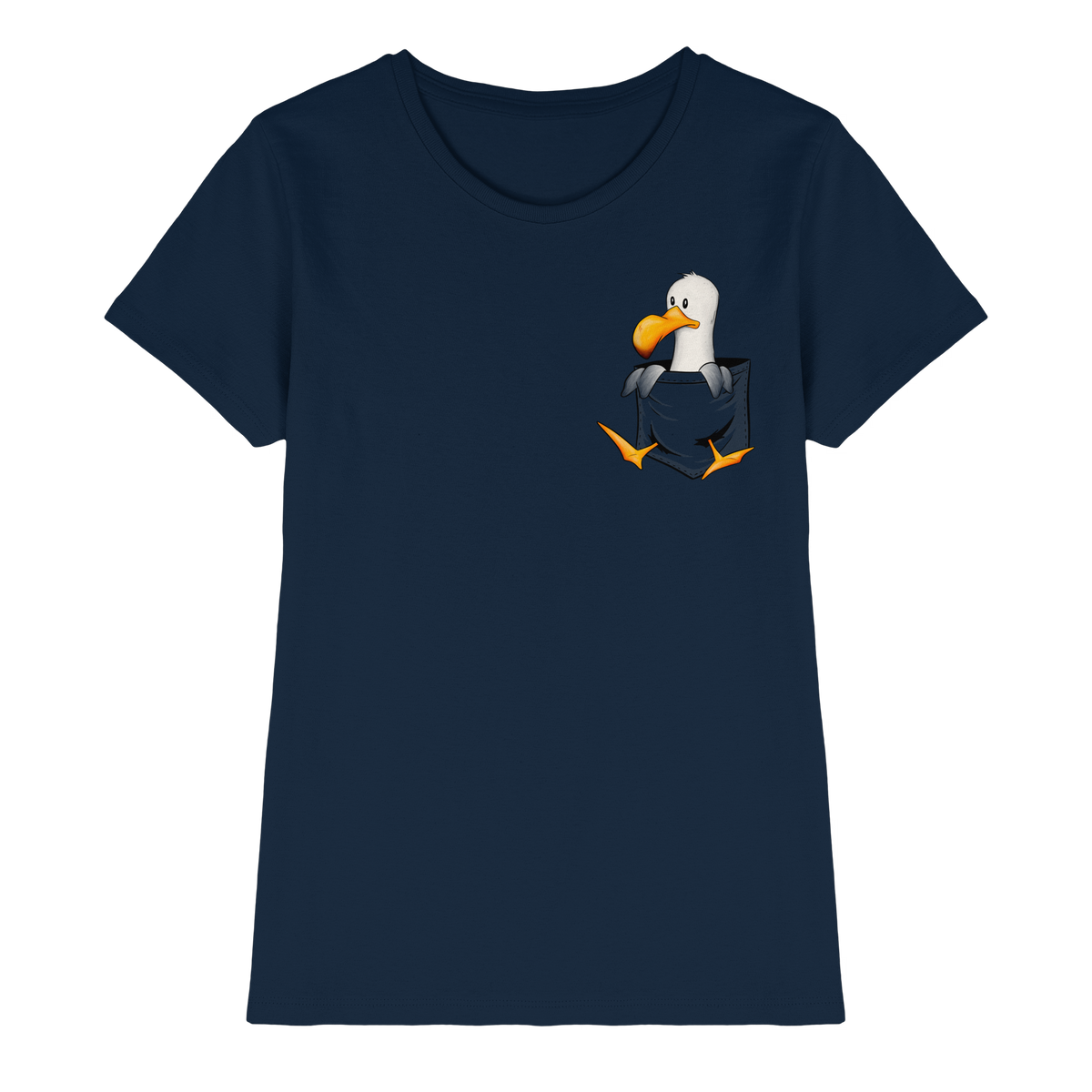 Kleine Möwe In Deiner Tasche - Ladies Premium Shirt
