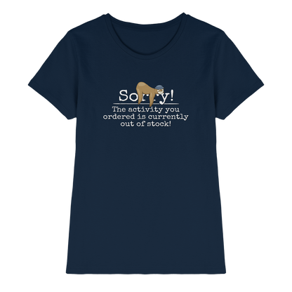 No-Activity Faultier - Ladies Premium Shirt