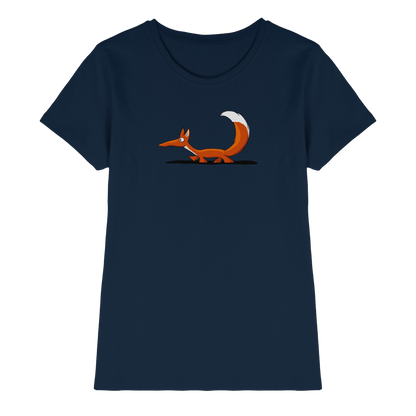 Lässiger cooler Fuchs | Mr. Fox, der Schleicher - Ladies Premium Shirt