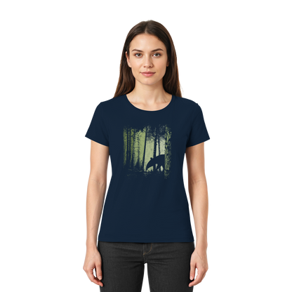 Lässiger Tapir im Zwielicht Wald - Ladies Premium Shirt
