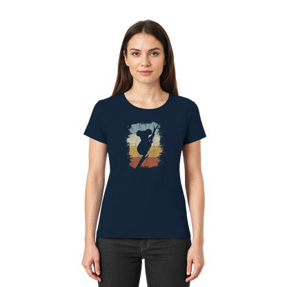 Retro kletternder Koala-Bär - Ladies Premium Shirt