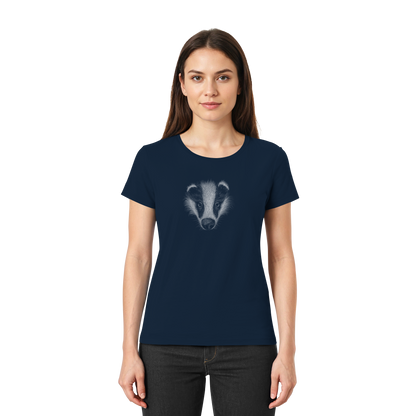 Kritzel-Kunst Dachs Illustration - Ladies Premium Shirt
