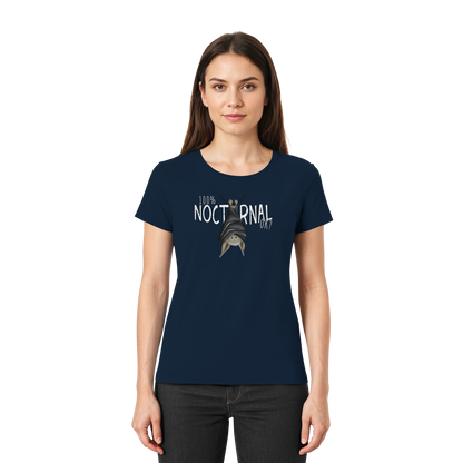 100% nachtaktive Fledermaus - Ladies Premium Shirt