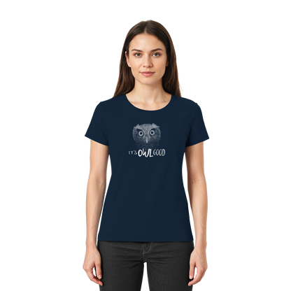 OWL Good | Kritzel-Kunst-Eule - Ladies Premium Shirt