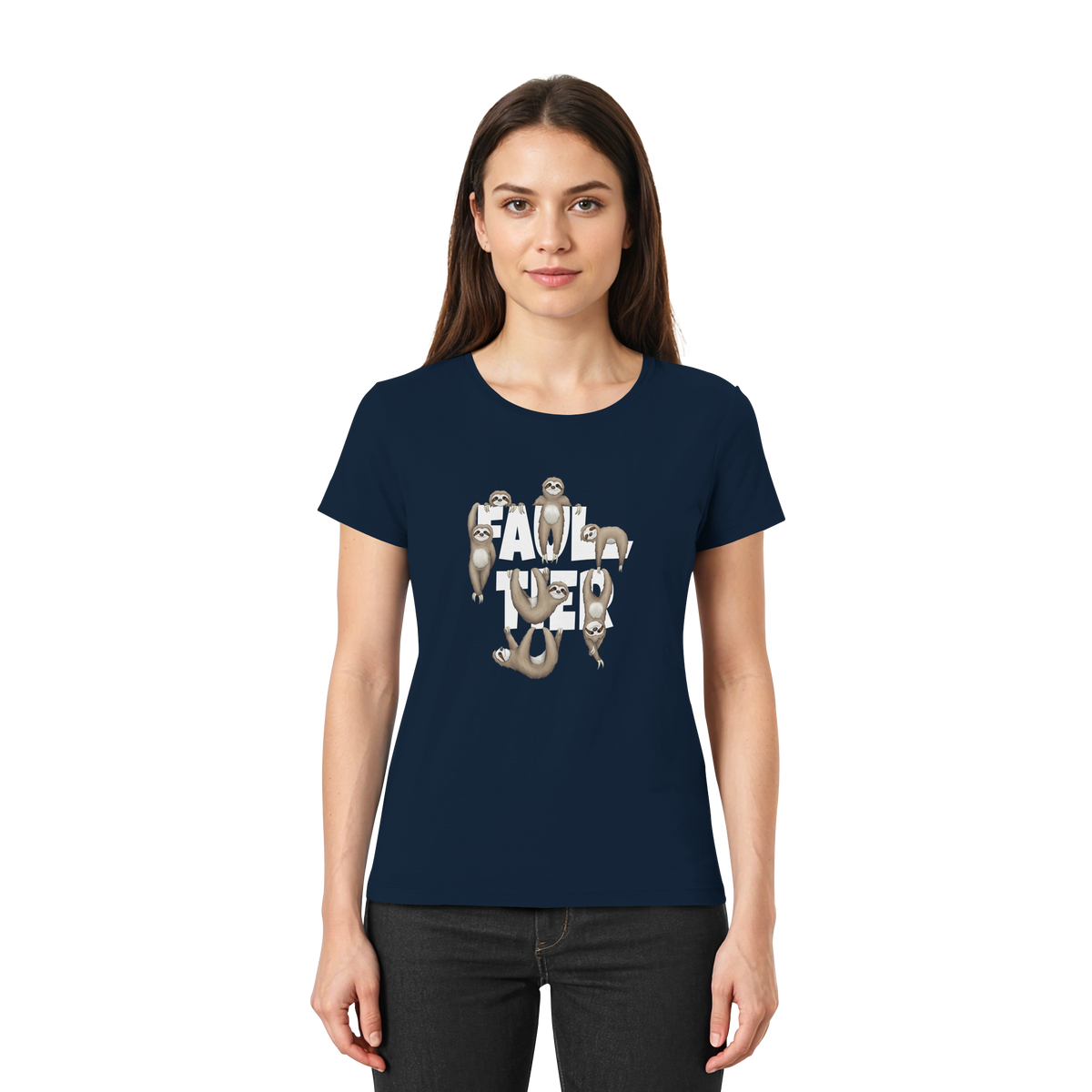 Viele gechillte Faultiere - Ladies Premium Shirt