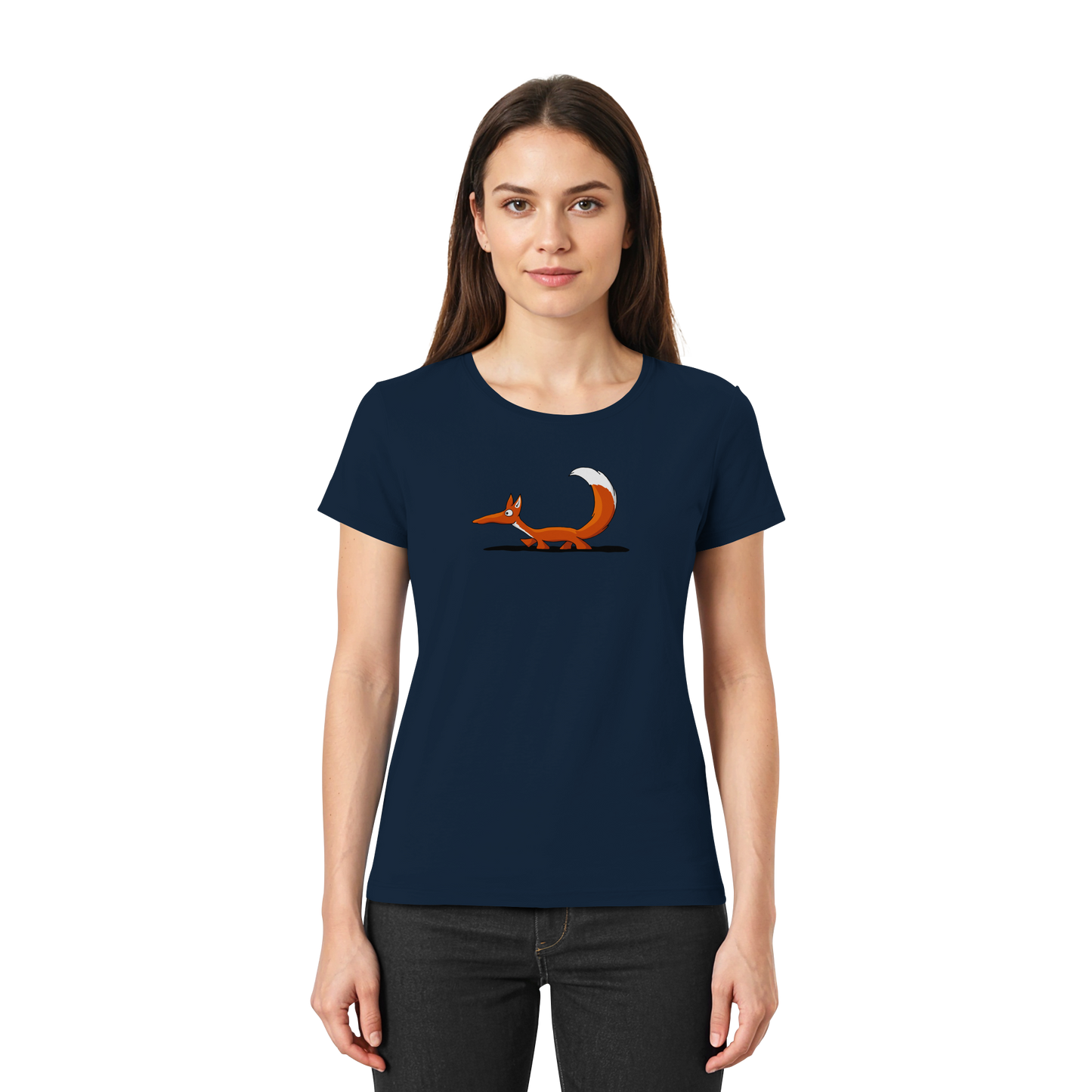 Lässiger cooler Fuchs | Mr. Fox, der Schleicher - Ladies Premium Shirt