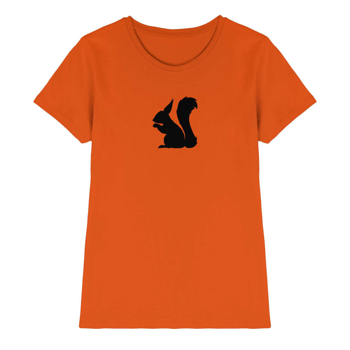 Eichhörnchen Silhouette - Ladies Premium Shirt