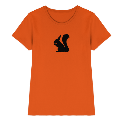 Eichhörnchen Silhouette - Ladies Premium Shirt
