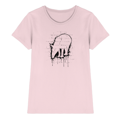 Urban Street Art Tapir Silhouette - Ladies Premium Shirt