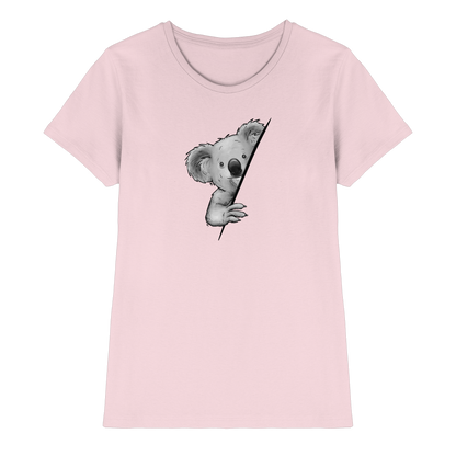 Koala Bär Illustration - Ladies Premium Shirt