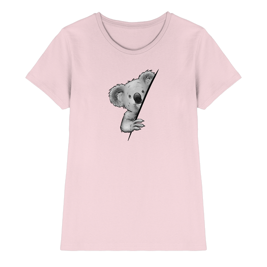 Koala Bär Illustration - Ladies Premium Shirt