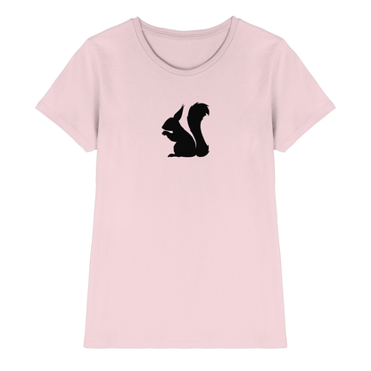 Eichhörnchen Silhouette - Ladies Premium Shirt