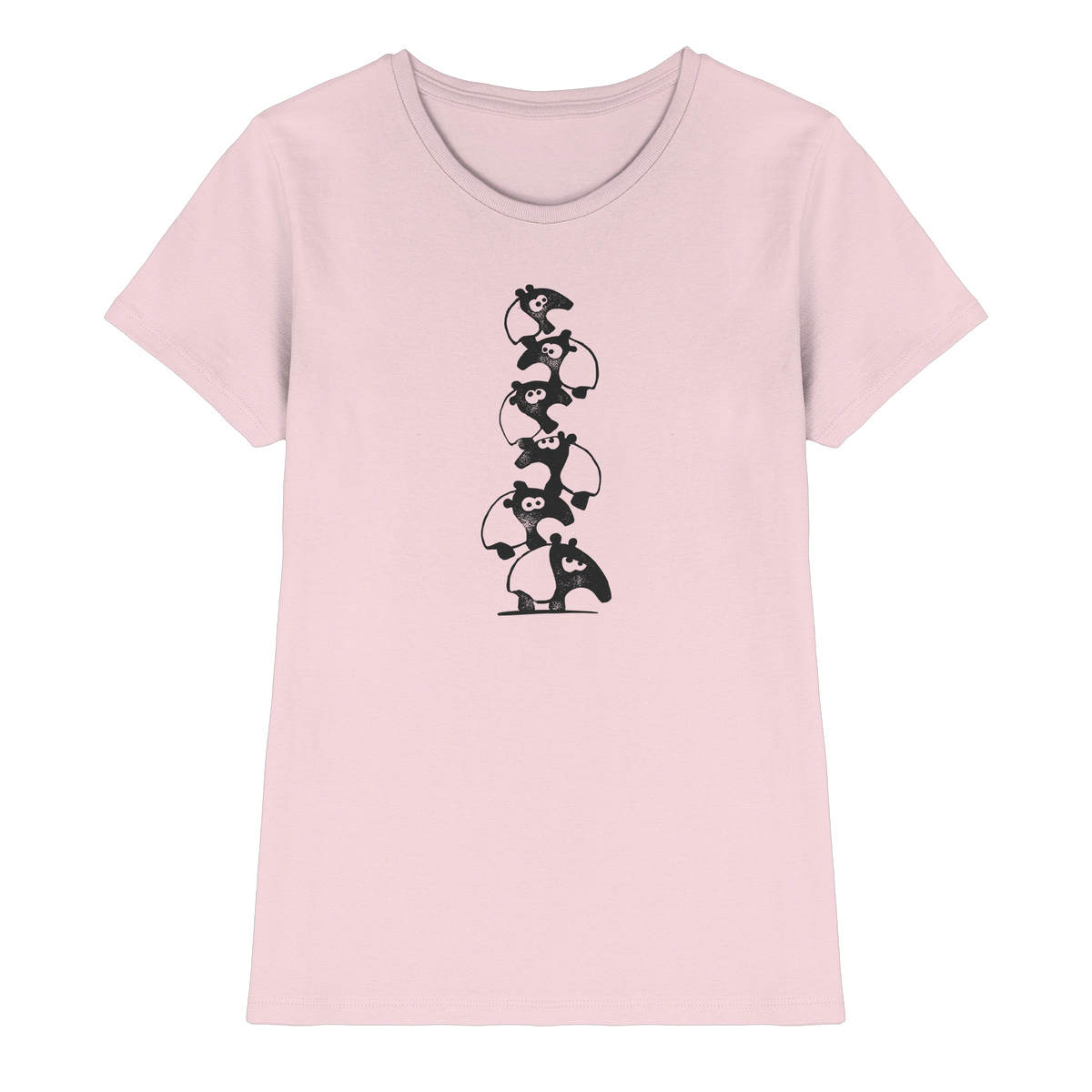 Lustiger Haufen aus Schabracken-Tapiren - Ladies Premium Shirt