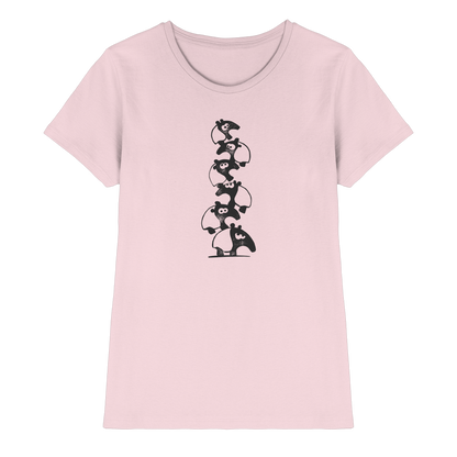 Lustiger Haufen aus Schabracken-Tapiren - Ladies Premium Shirt