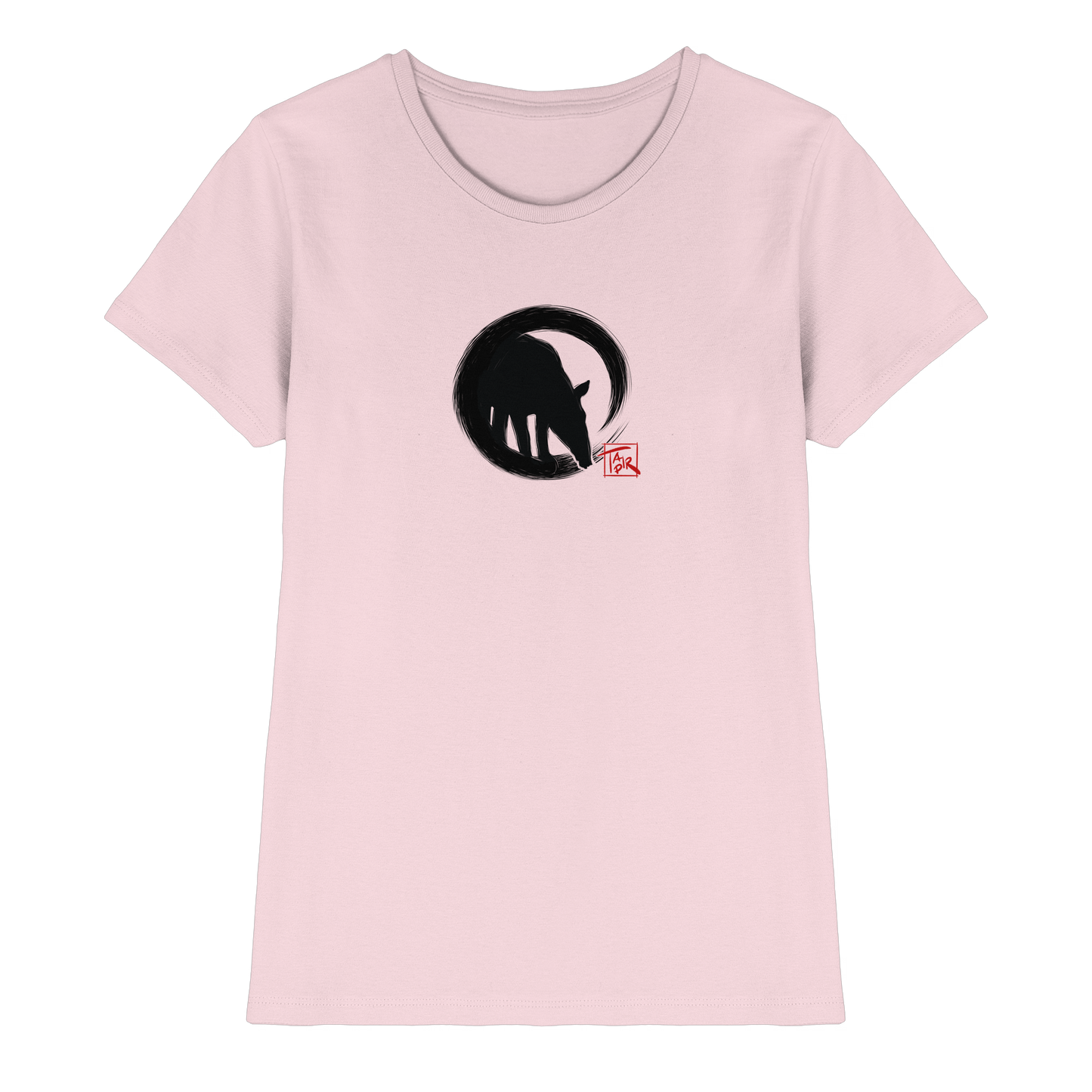 Zen Tapir im japanischen Enso Kreis - Ladies Premium Shirt