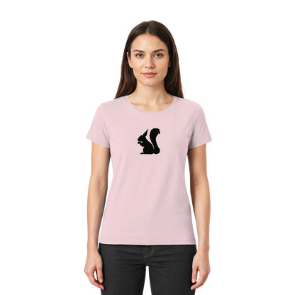Eichhörnchen Silhouette - Ladies Premium Shirt
