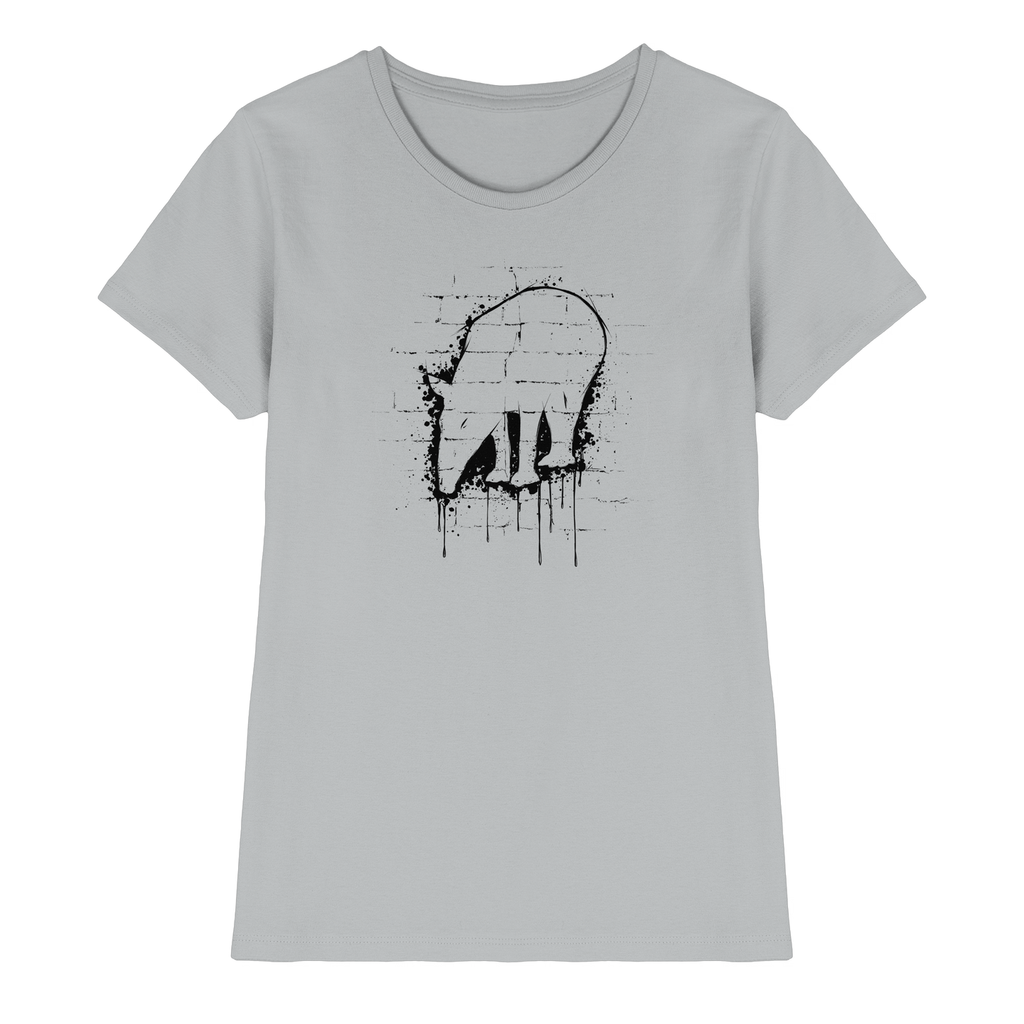 Urban Street Art Tapir Silhouette - Ladies Premium Shirt